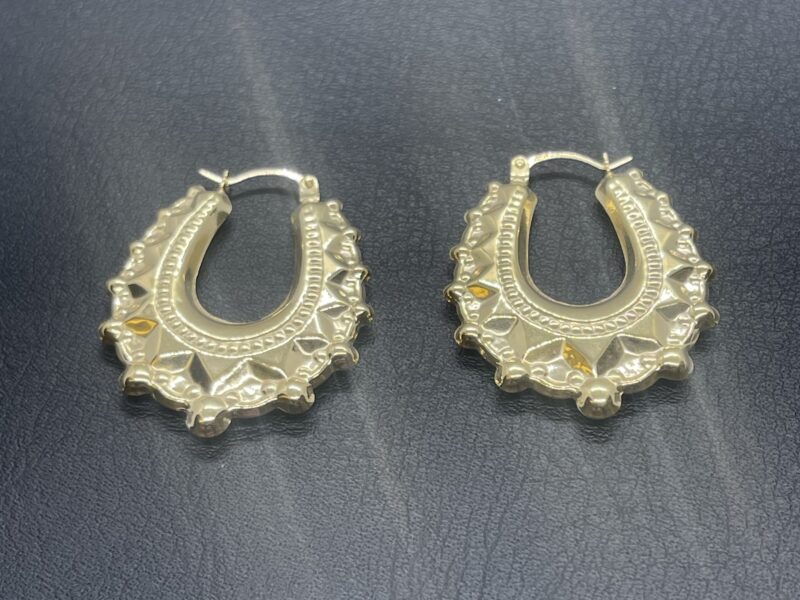 9ct Creole Earrings