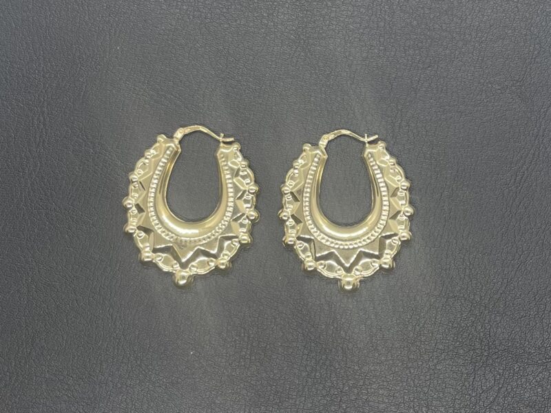9ct Creole Earrings
