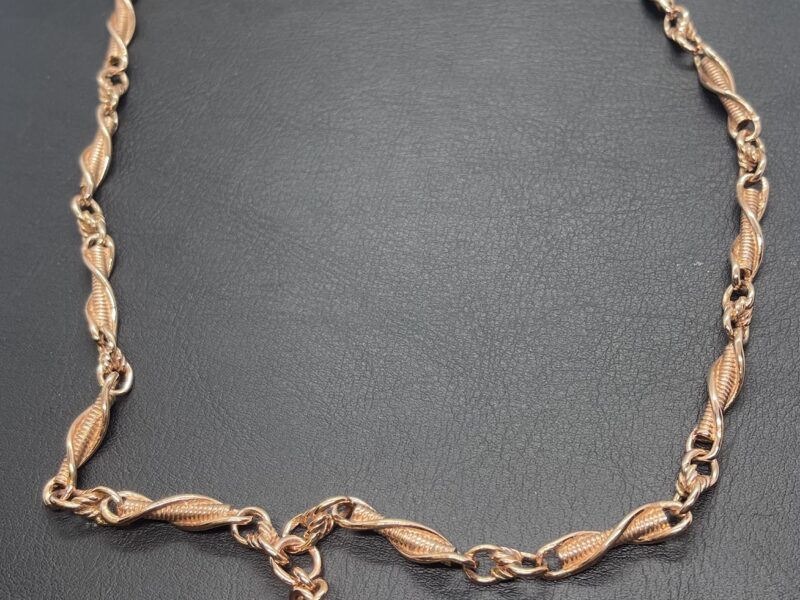 9ct Rose Gold Albert Chain