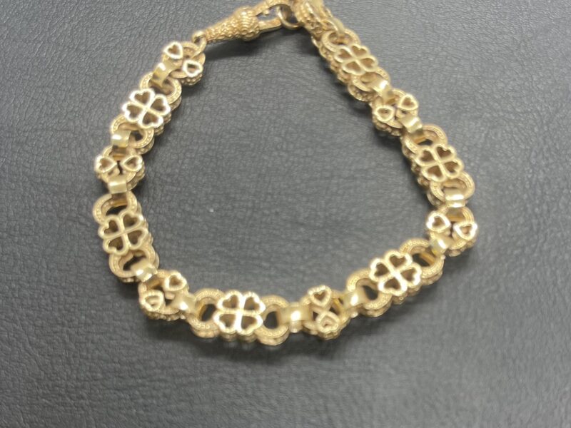 9ct fancy Star & Bar Bracelet
