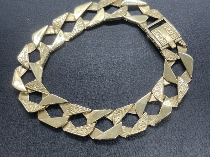 9ct Gents Chaps bracelet